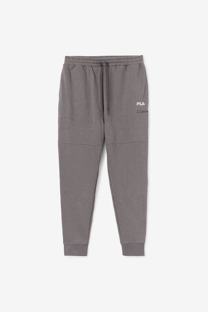 Fila Pants Mens Grey - Canadice Jogger - Philippines 3047812-HQ